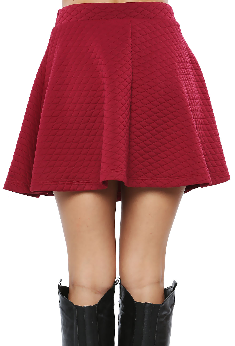 Stitched Flare Skirt