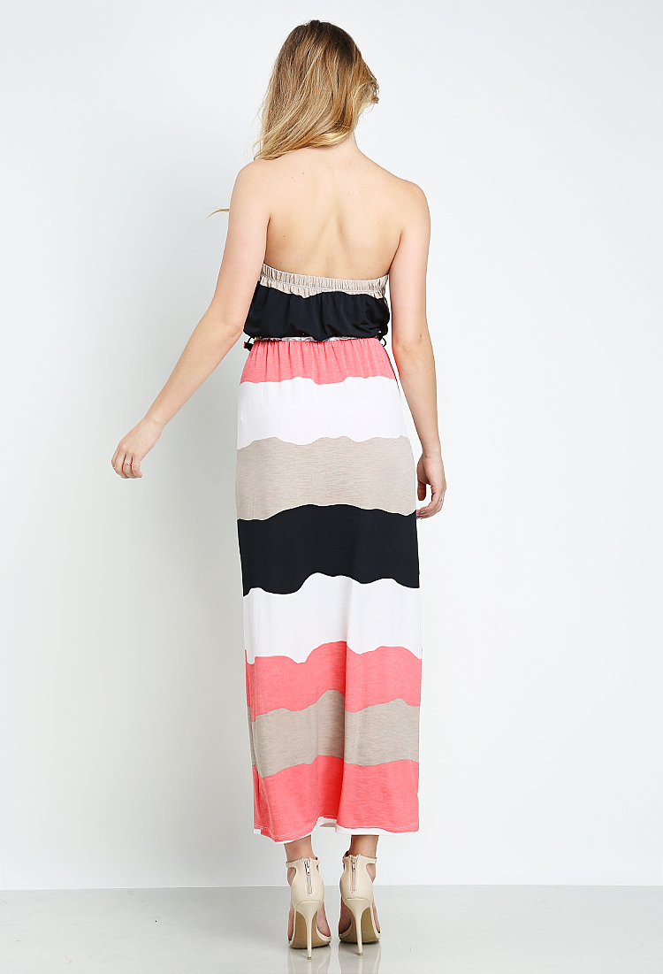 Striped Dress W/Belt