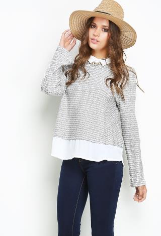 Layered Knit Top