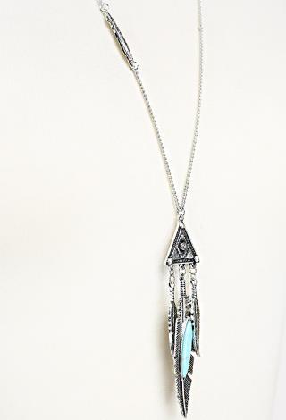 Feather Shape Necklace