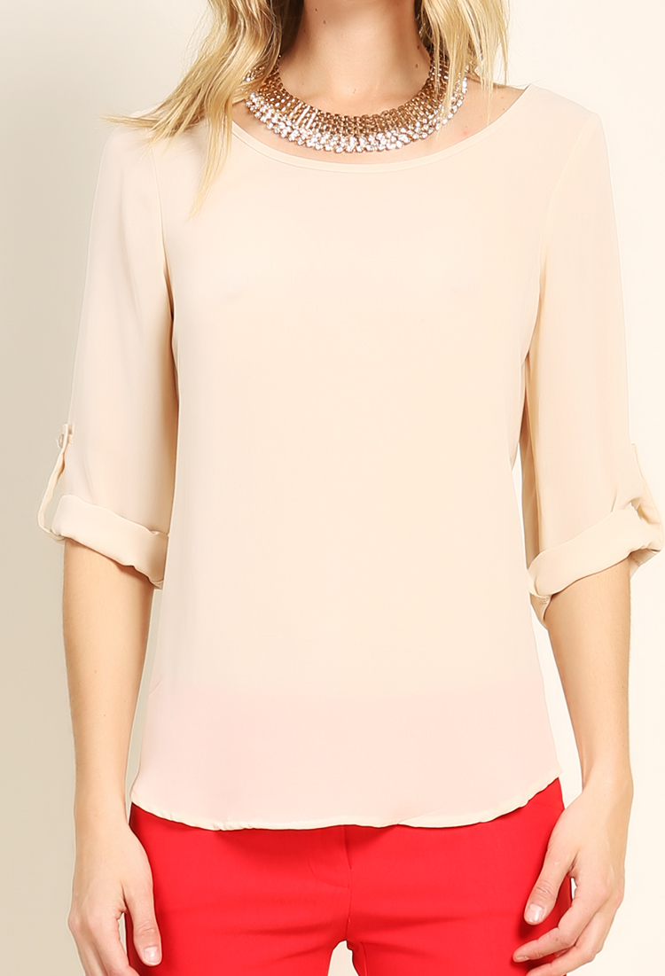 Roll-Up Dressy Top