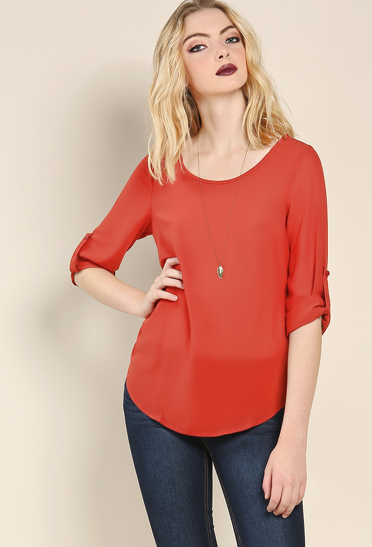 Roll-Up Dressy Top