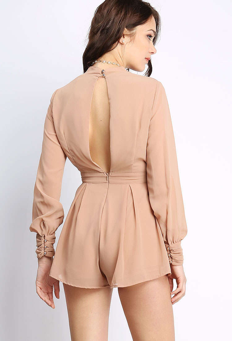 Chain Belted Romper