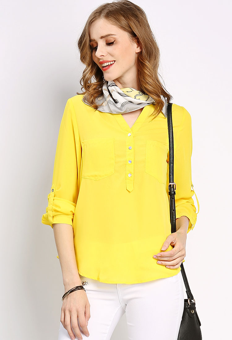 Roll-Up Blouse