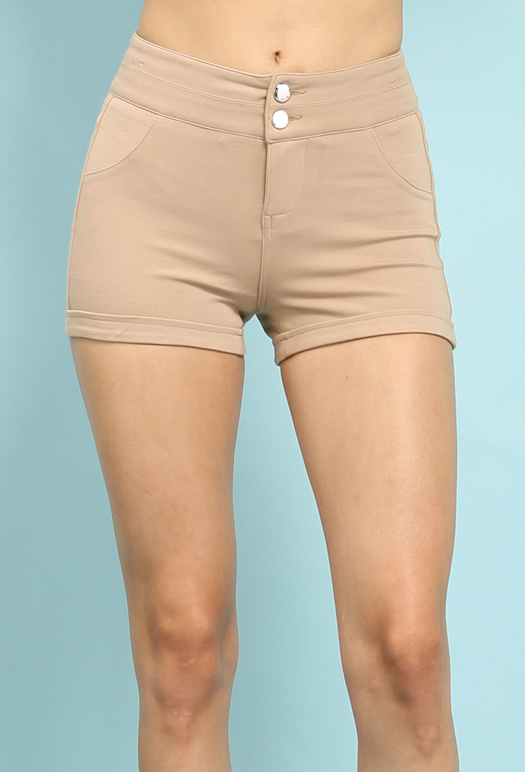 Two-Button Dressy Shorts