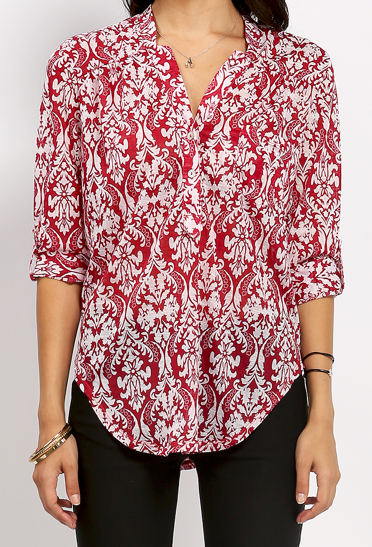 One Pocket Casual Blouse