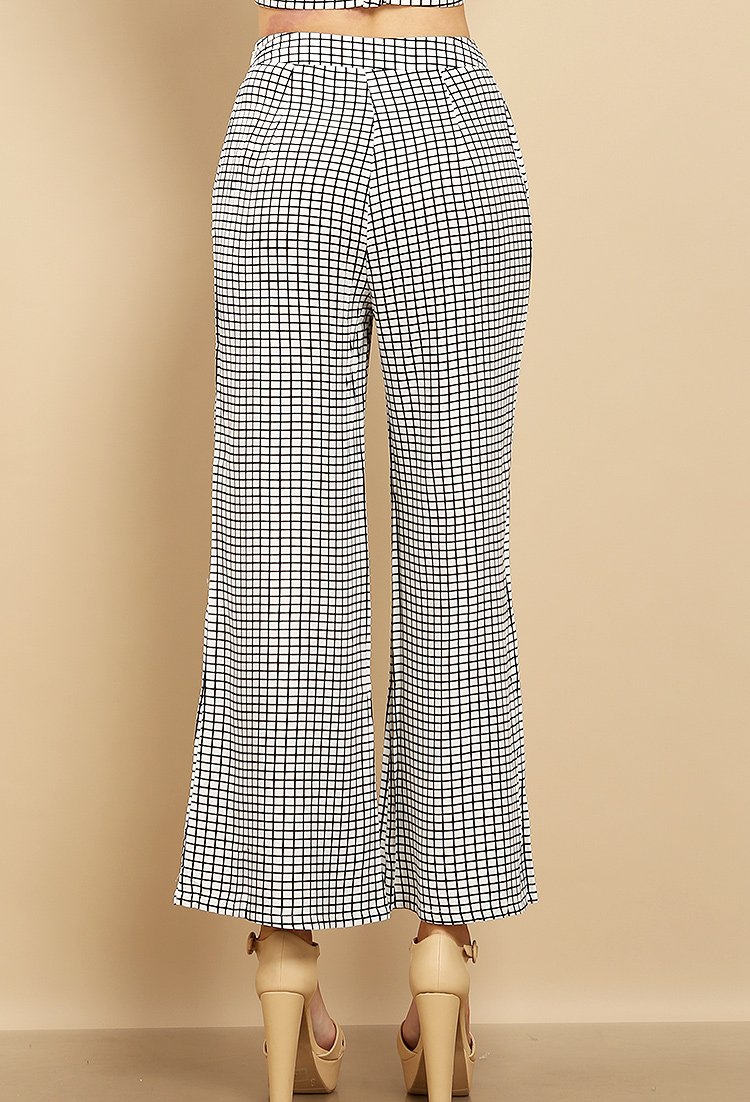 Grid Dressy Pants