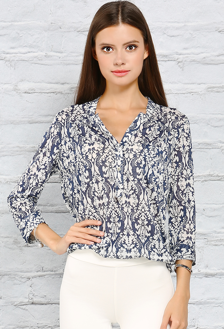 One Pocket Casual Blouse