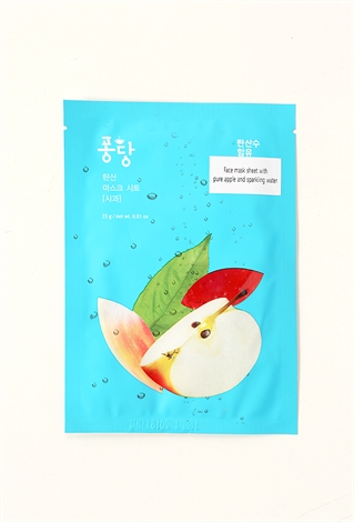 Face Mask Sheet With Pure Apple And Sparkling Water