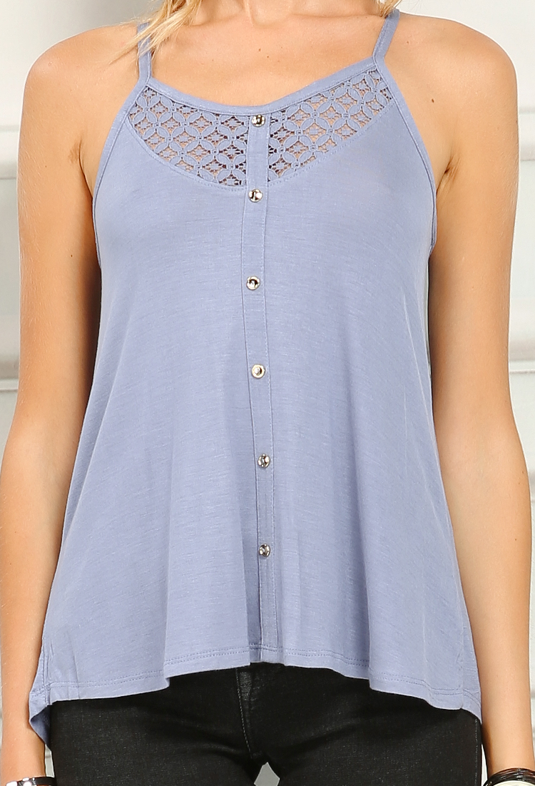 Lace Detail Cami Top