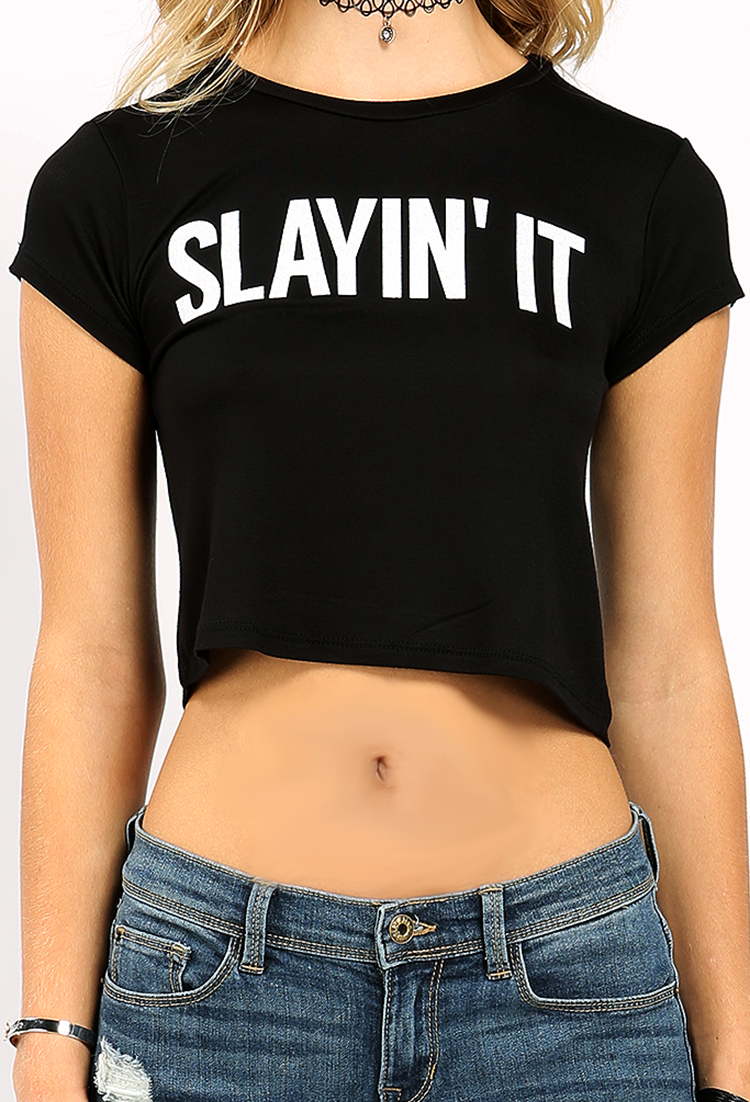 Slaying It Graphic Top