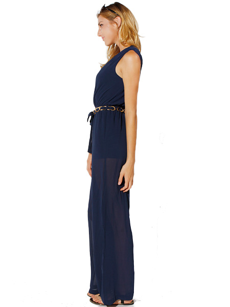 Chain Belted Jumpsuit