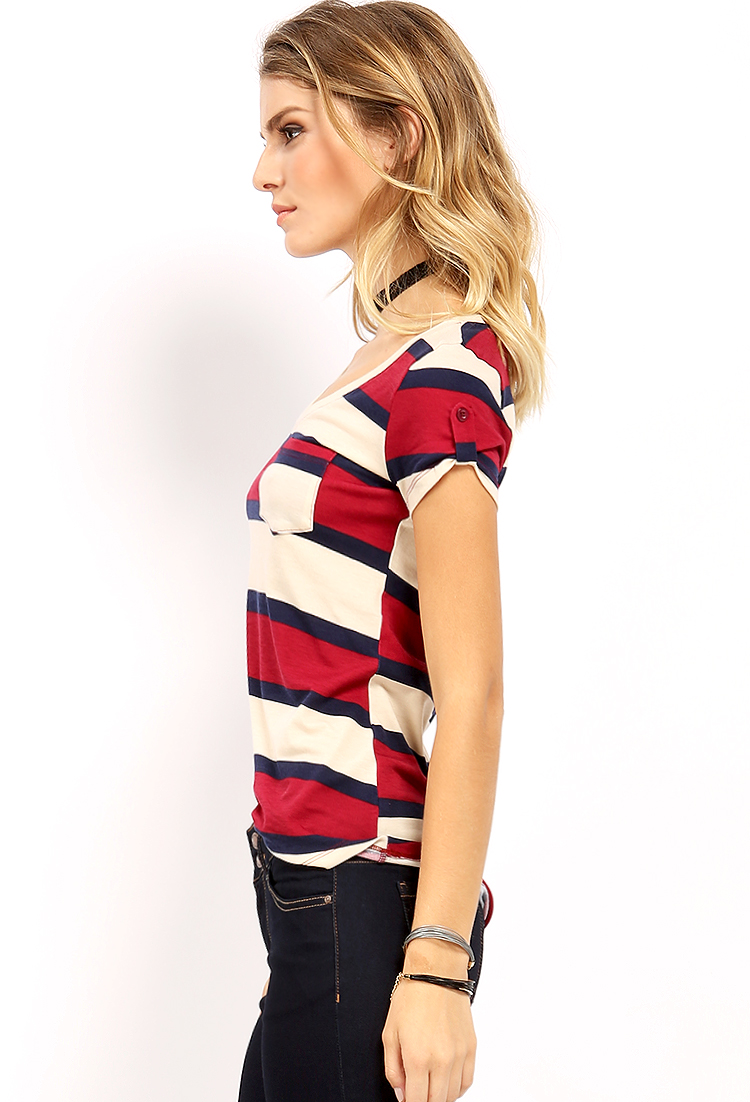 Color Blocked Dressy Top