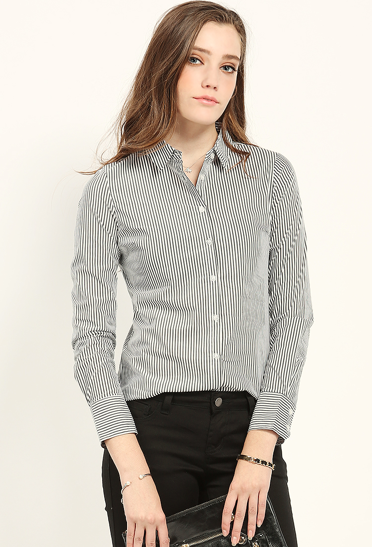 Vertical Striped Blouse