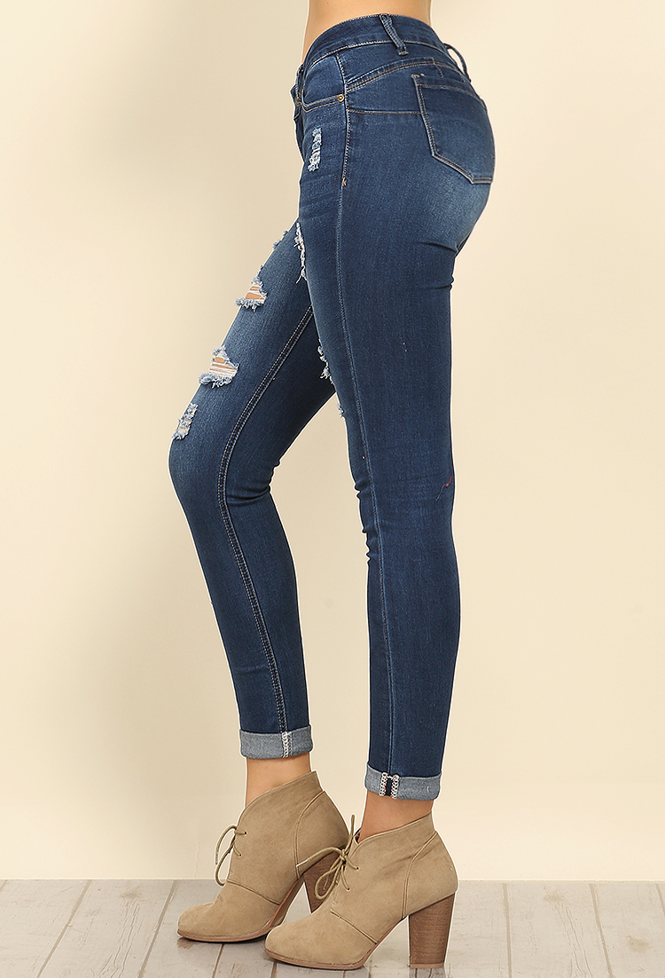 Butts Up! Distressed Denim Jeans