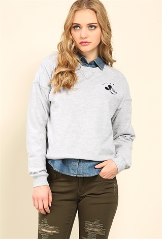 Mickey Mouse Graphic Fleece Sweatshirt