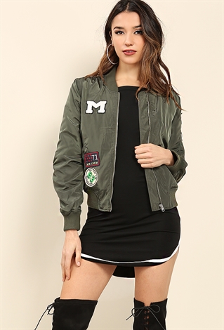 Air Force Patch Bomber Jacket