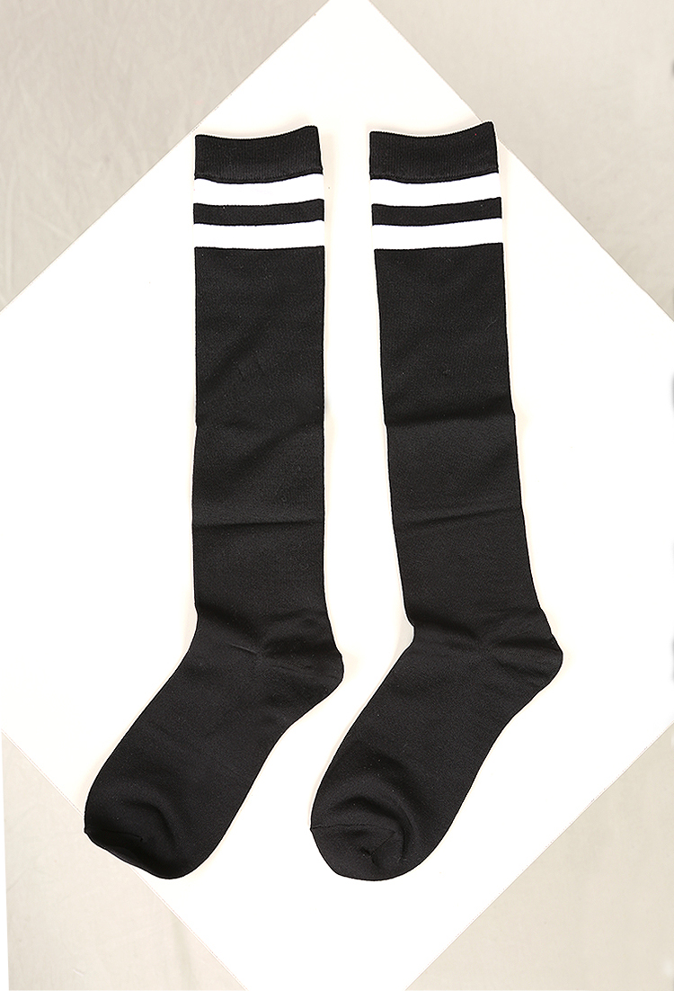 Varsity Stripe Knee-High Socks