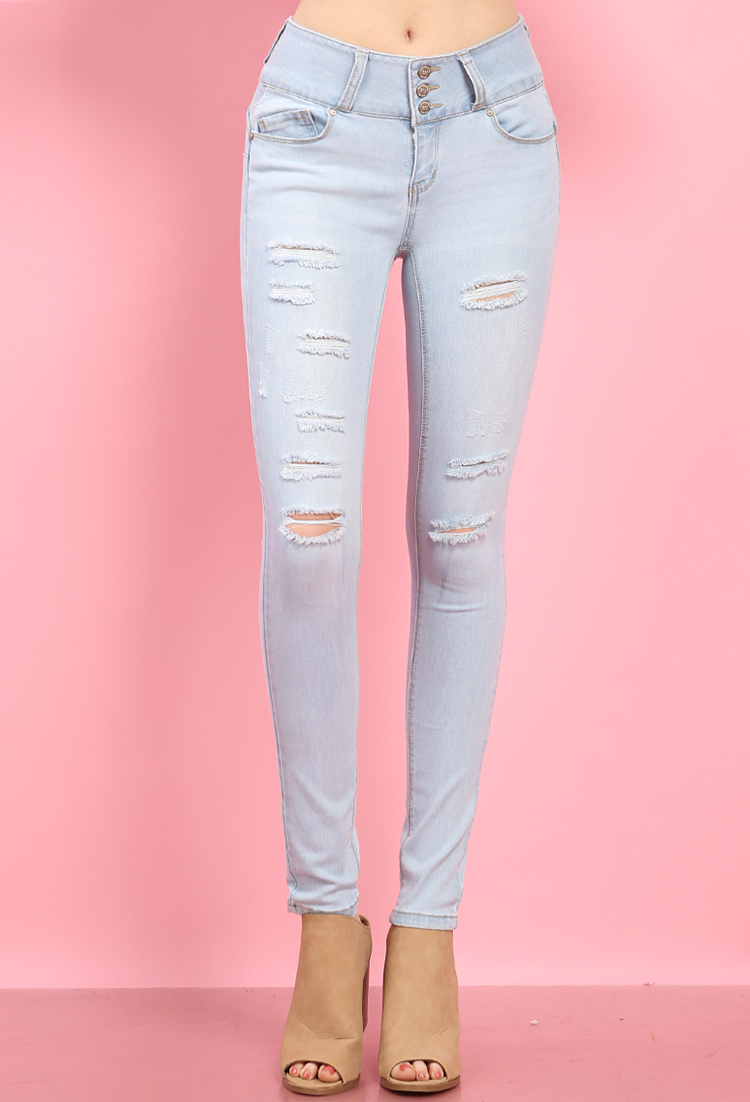 Butts Up! Distressed Skinny Jeans