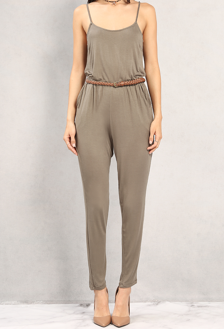 Belted Cami Jumpsuit