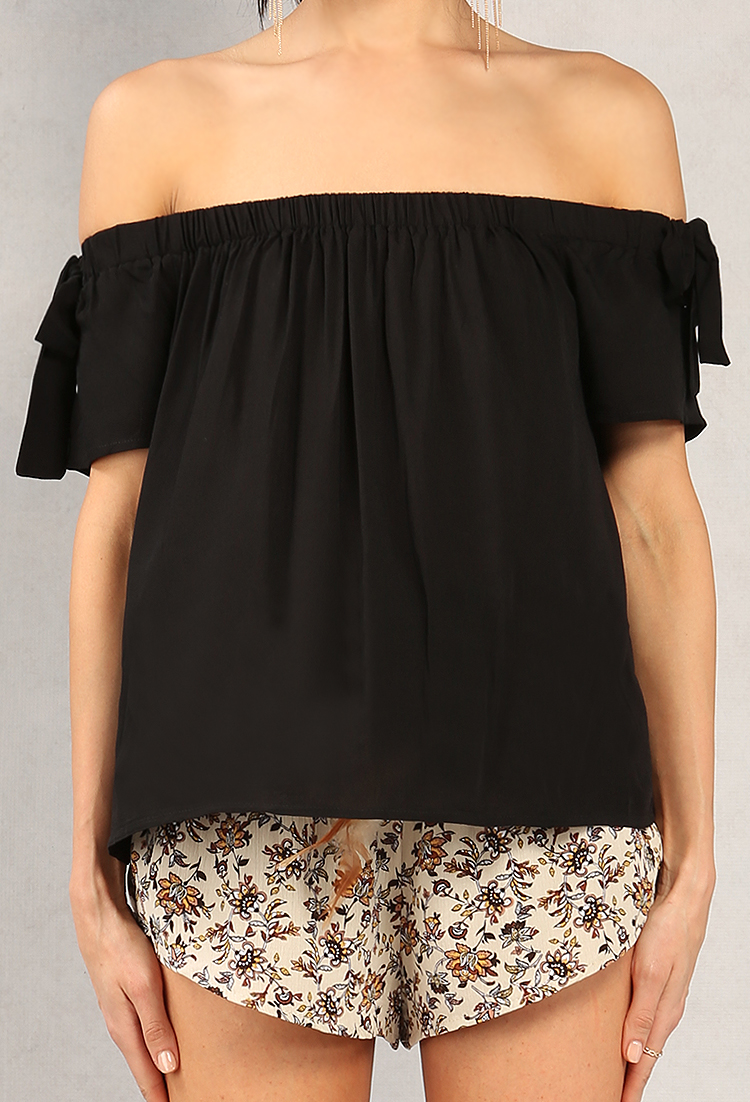 Off-The-Shoulder Bow Top