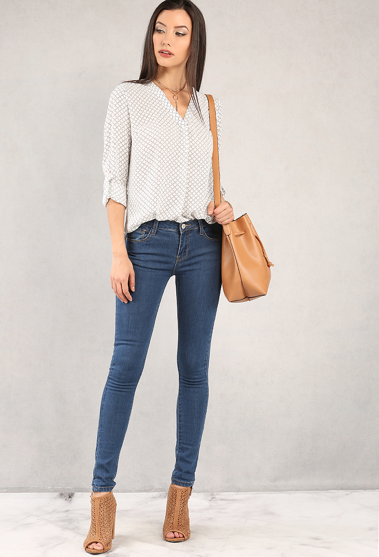Mid-Rise Classic Skinny Jeans