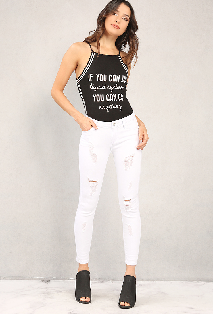 You Can Do Anything Graphic Cami Bodysuit