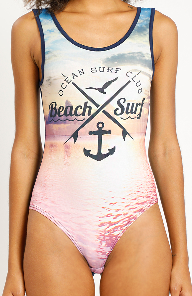 Ocean Surf Club Graphic Bodysuit