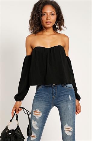 Sweetheart Off-The-Shoulder Top 
