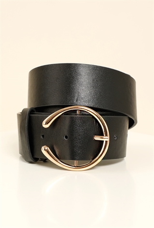O-Ring Faux Leather Belt