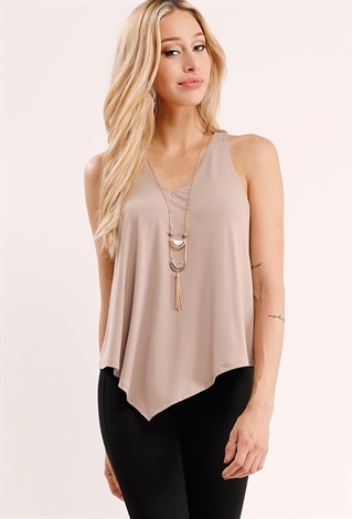 Dressy Cami Top With Necklace