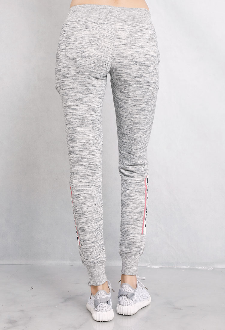 Heathered Love Graphic Joggers