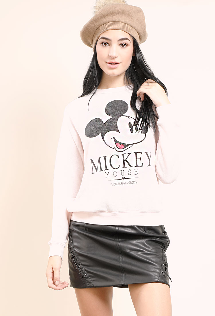 Mickey Mouse #Mousecrushmondays Graphic Sweatshirt