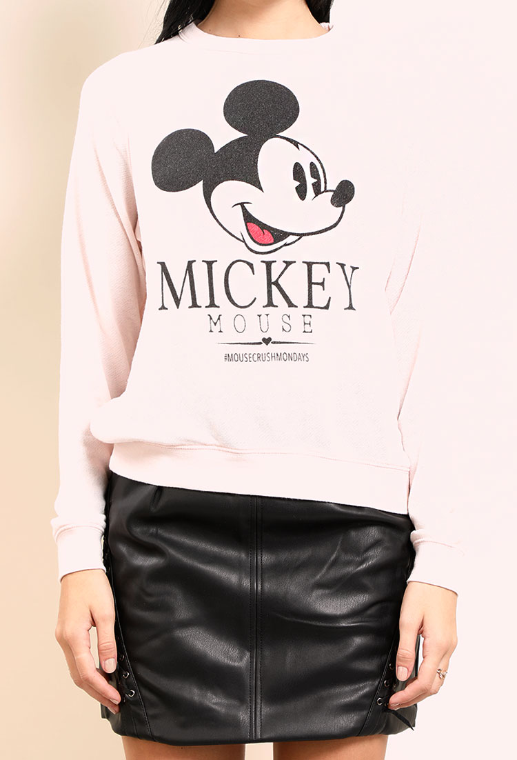 Mickey Mouse #Mousecrushmondays Graphic Sweatshirt