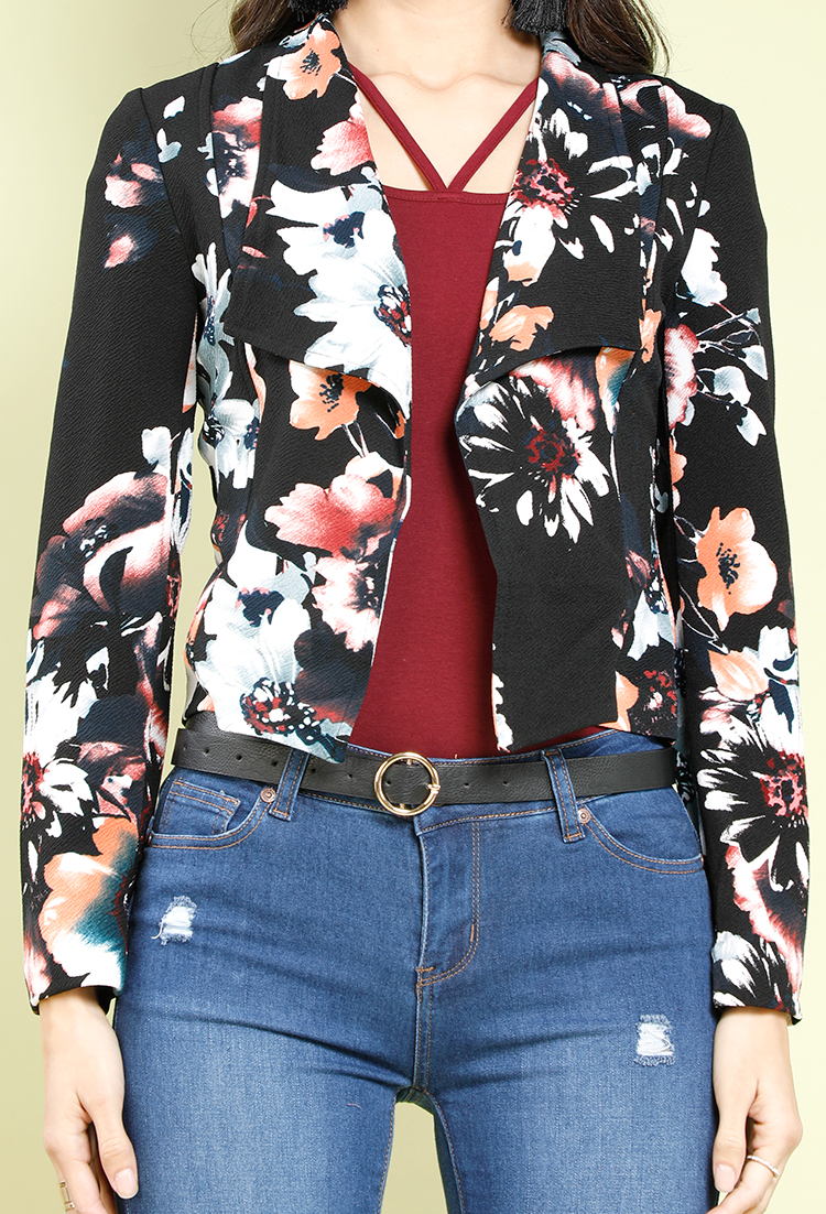 Floral Blazer Jacket