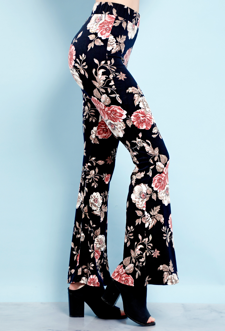 Floral Flared Pants
