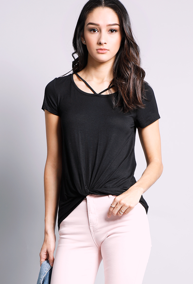 Knotted Front Tee