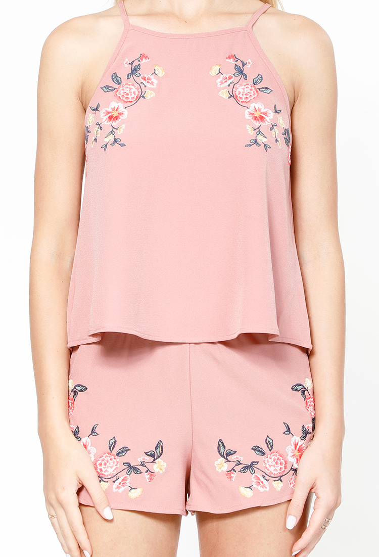 Floral Embroidered Cami