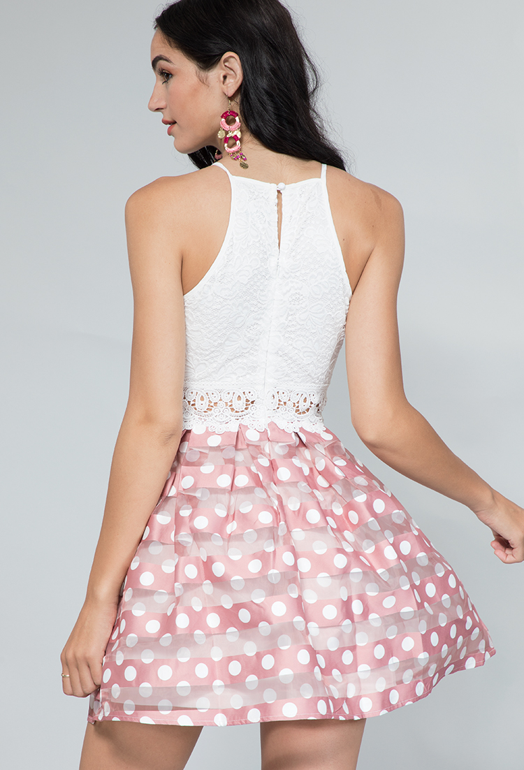 Polka Dot Mini Dress 