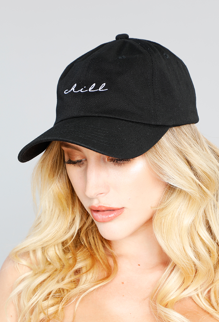 Chill Embroidered Cap