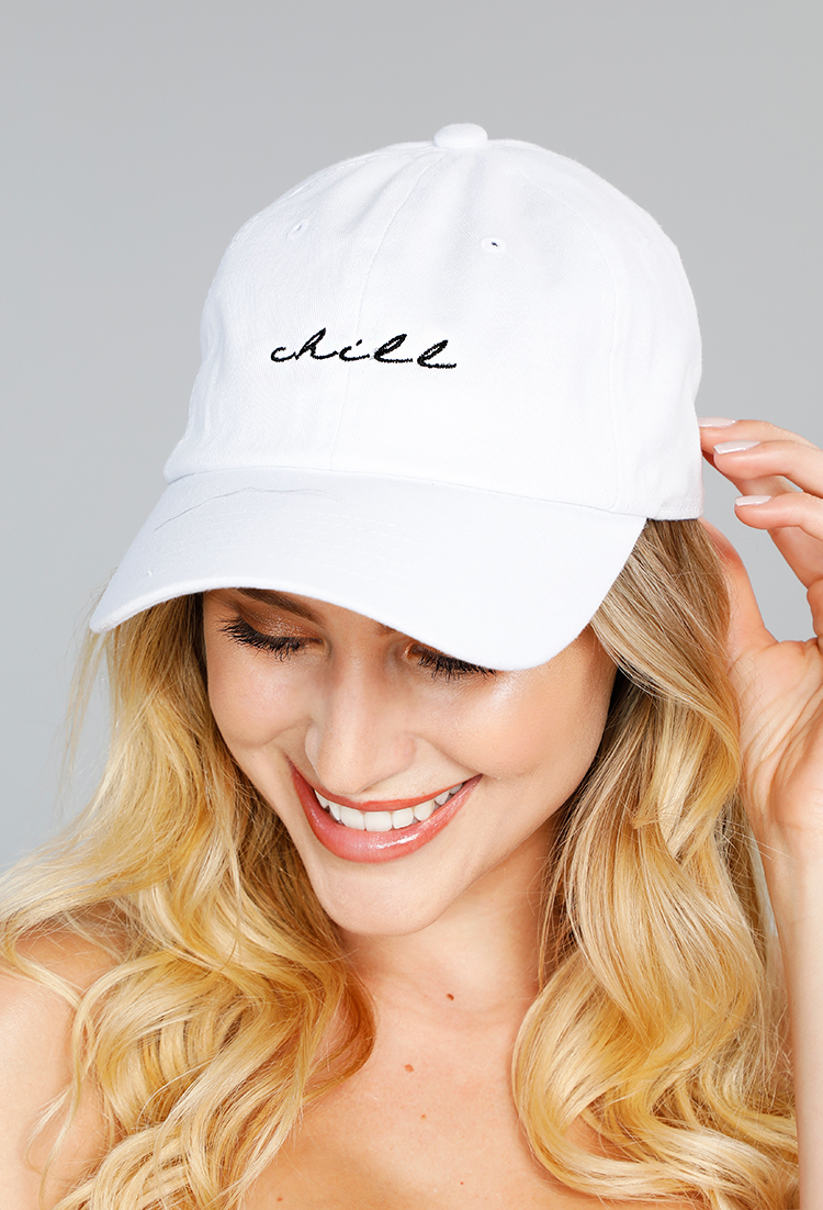 Chill Embroidered Cap