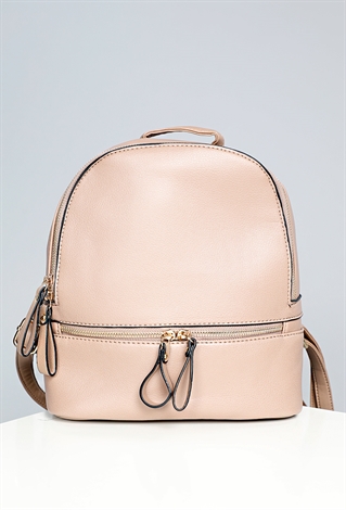 Faux Leather Back Pack