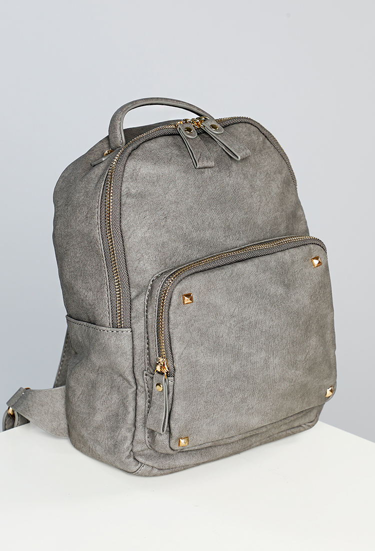 Faux Leather Back Pack