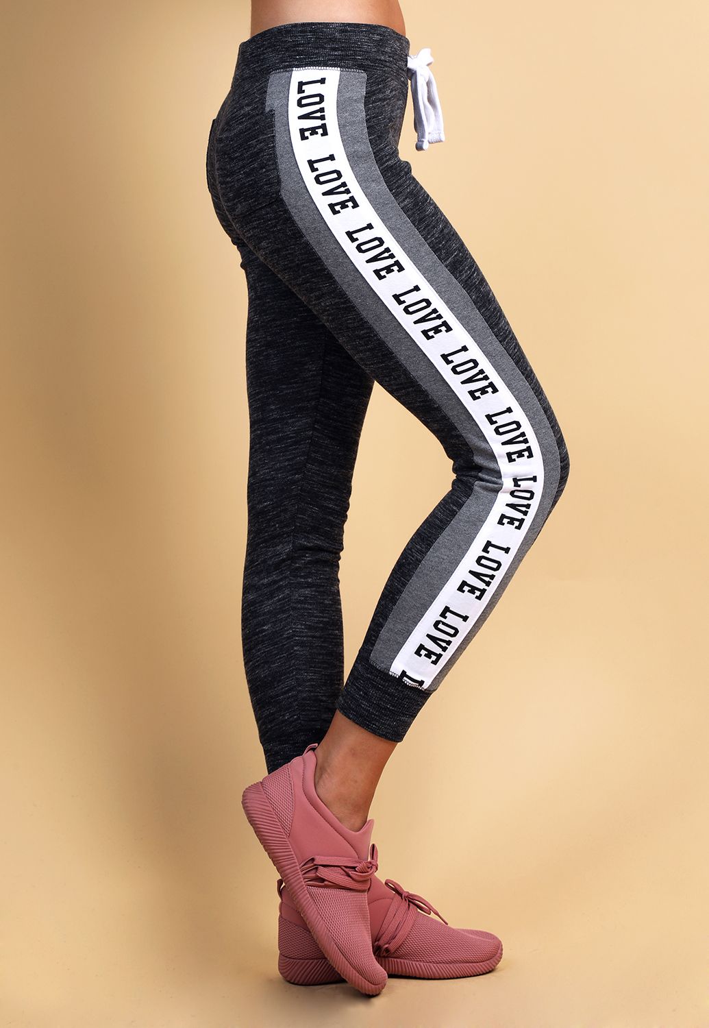 Active Side Love Graphic Joggers