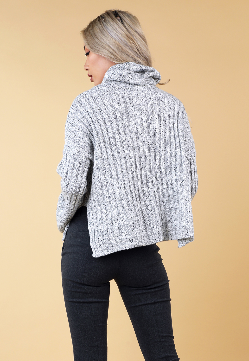 Turtleneck Knit Sweater 