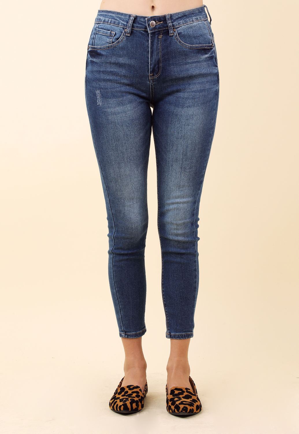 Mid Rise Skinny Jeans  