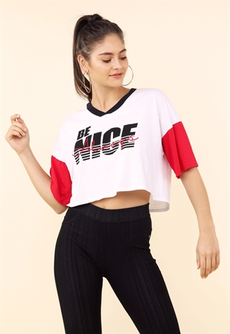 Be Nice Graphic Top