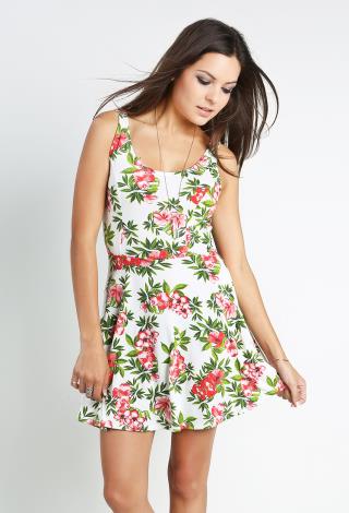 Floral Flare Dress | Shop Old Under $15 Dresses at Papaya Clothing