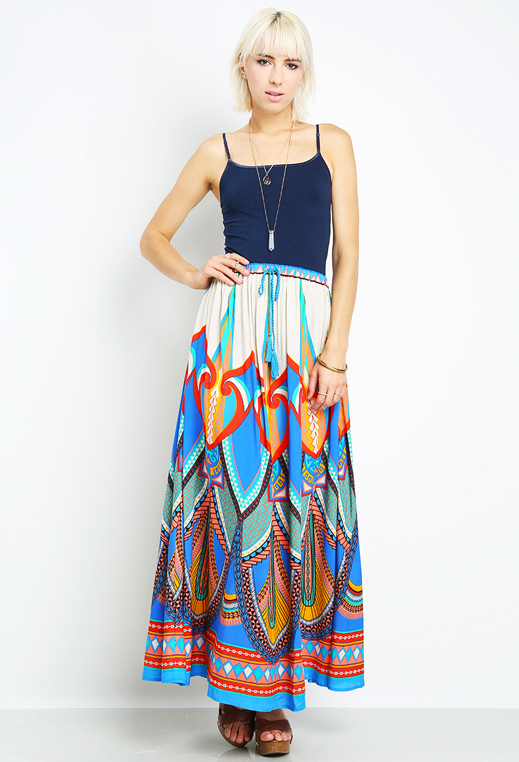 Tropical Maxi Skirt | Shop Old Skirts at Papaya Clothing