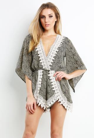 Abstract Pattern Romper